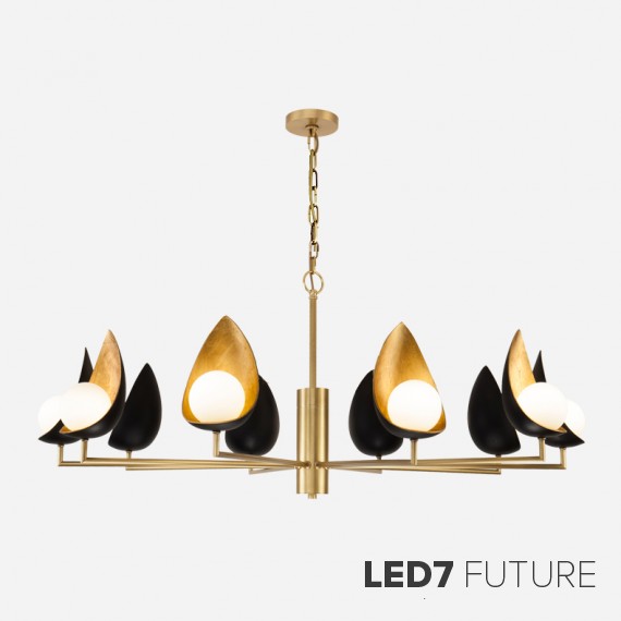 Ritz - WaterLilly Round Chandelier